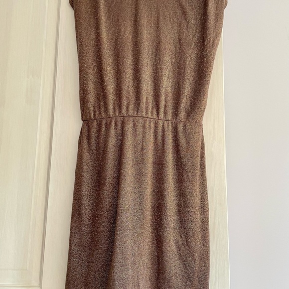 Vintage Halston heritage gold lame dress. US size 2. pristine - Picture 15 of 15